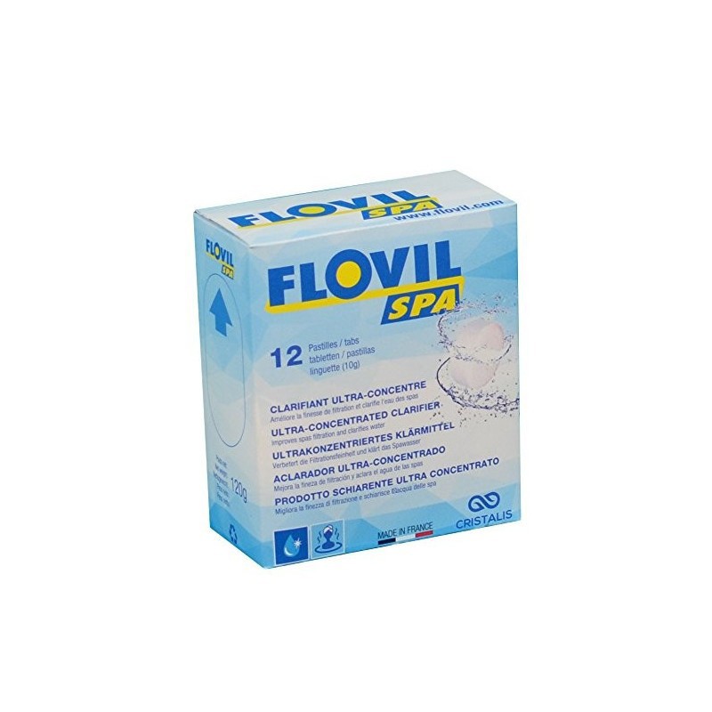 Flovil Spa clarifiant x 12 - Weltico - Entretien Filtration Spa