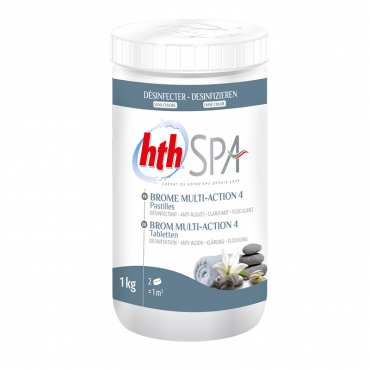HTH Spa - Brome multi-action 4 - Pastille 20 g - 1kg